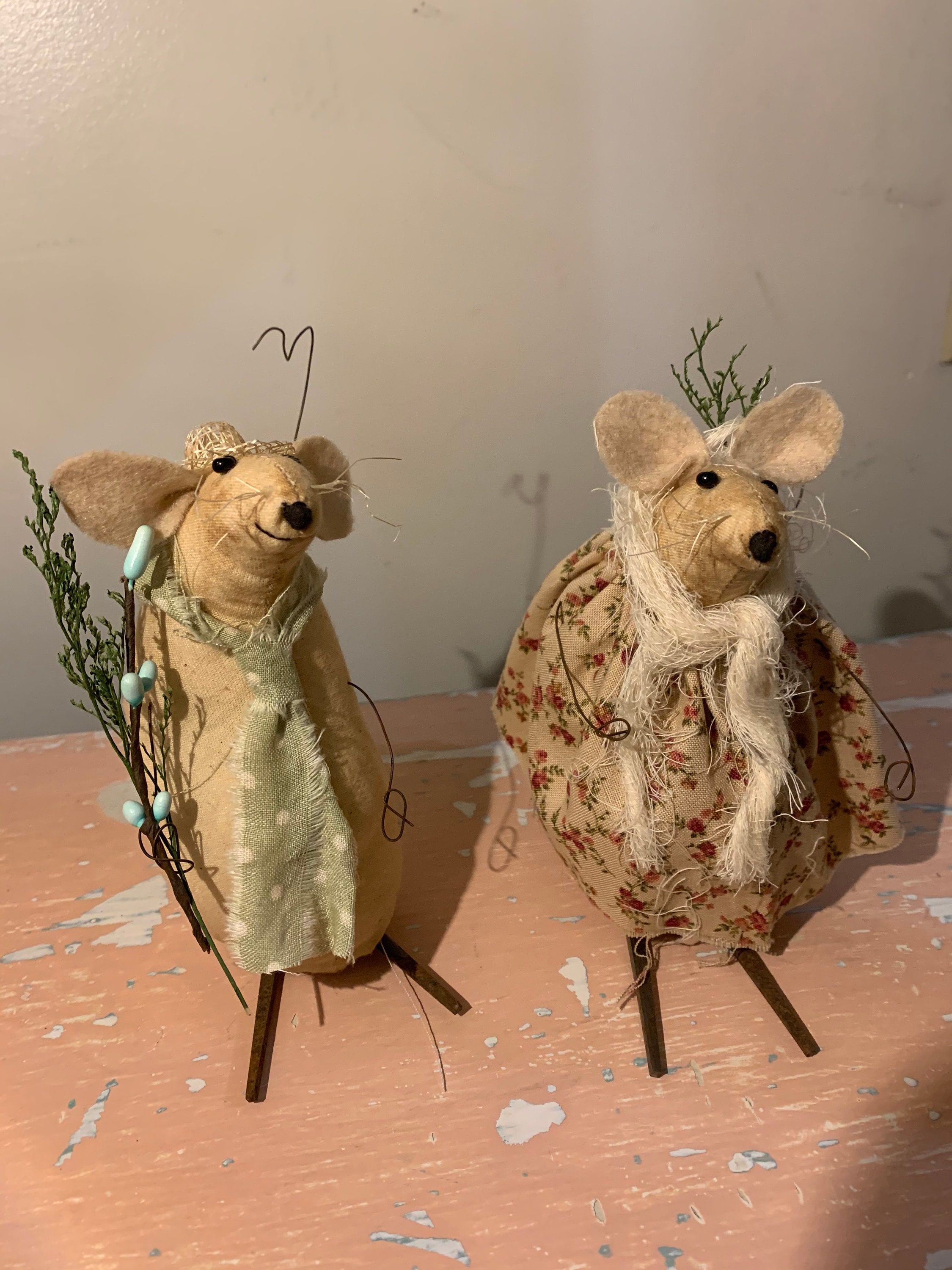 Primitive Spring Mice - Etsy