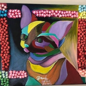 Custom Origami Star Painting