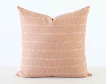 peach couch pillows