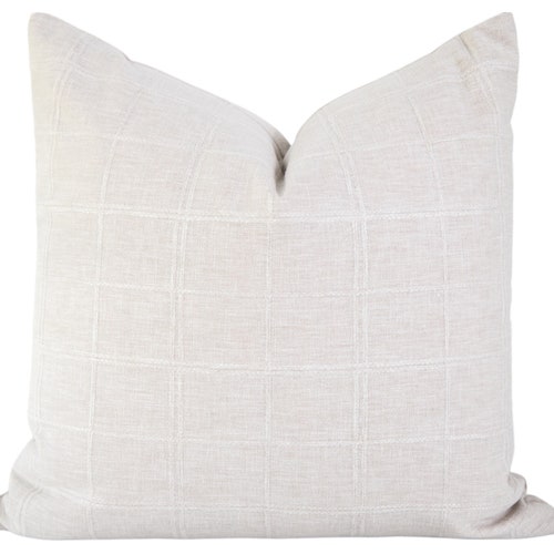 White Texture Pillow Cover Raised Line Pillow Cover Fall Etsy