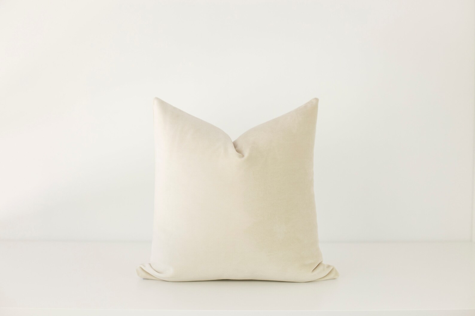 Beige Velvet Pillow Cream Pillow Cover Beige Velvet Pillow Etsy