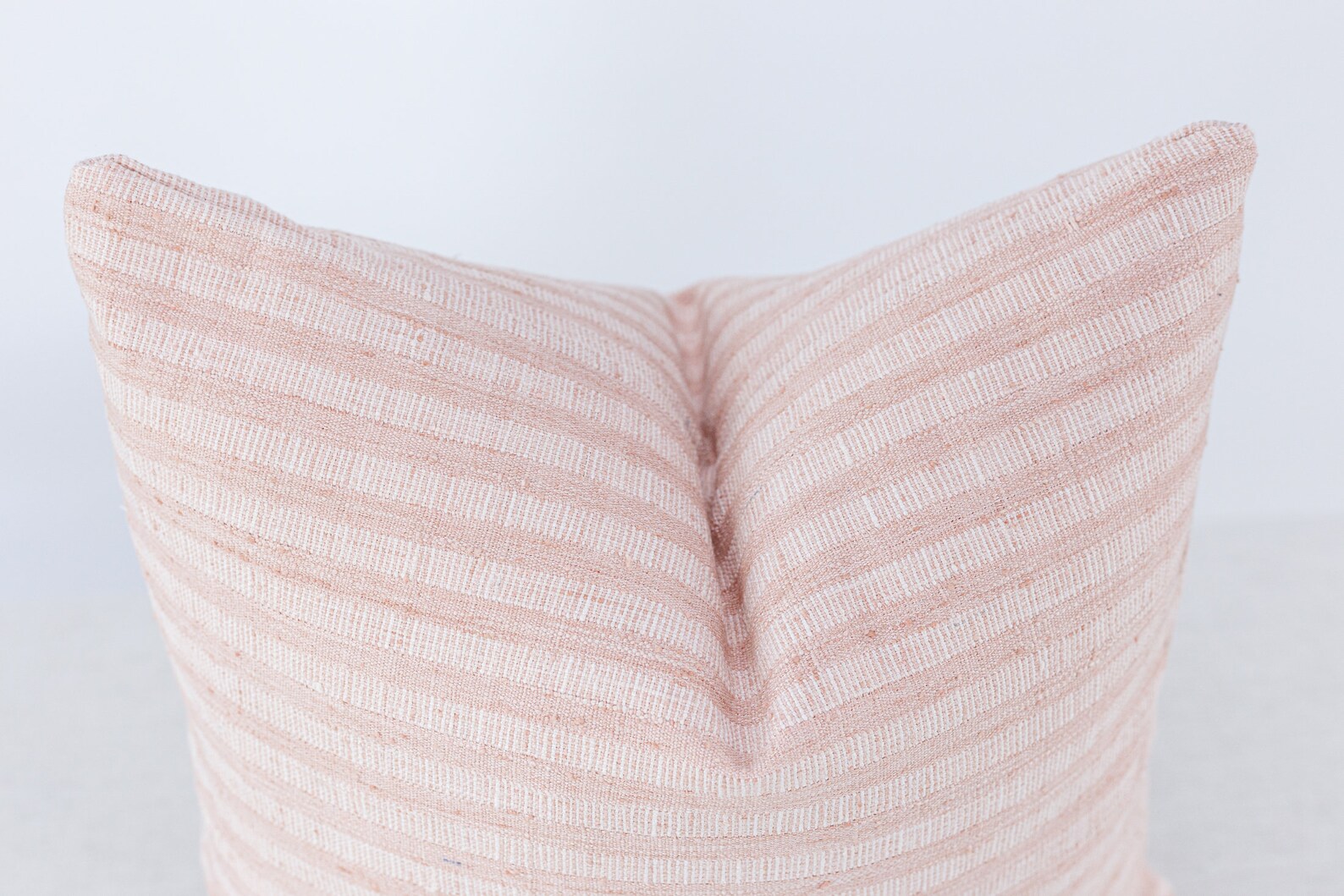 Pink Striped Pillow Blush Pillow Cover Blush Designer Etsy