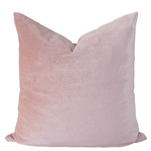 Dusty Rose Velvet Pillow, Blush Velvet Pillow, Pink Velvet Pillow, Velvet Pillow, Velvet Pillow Cover