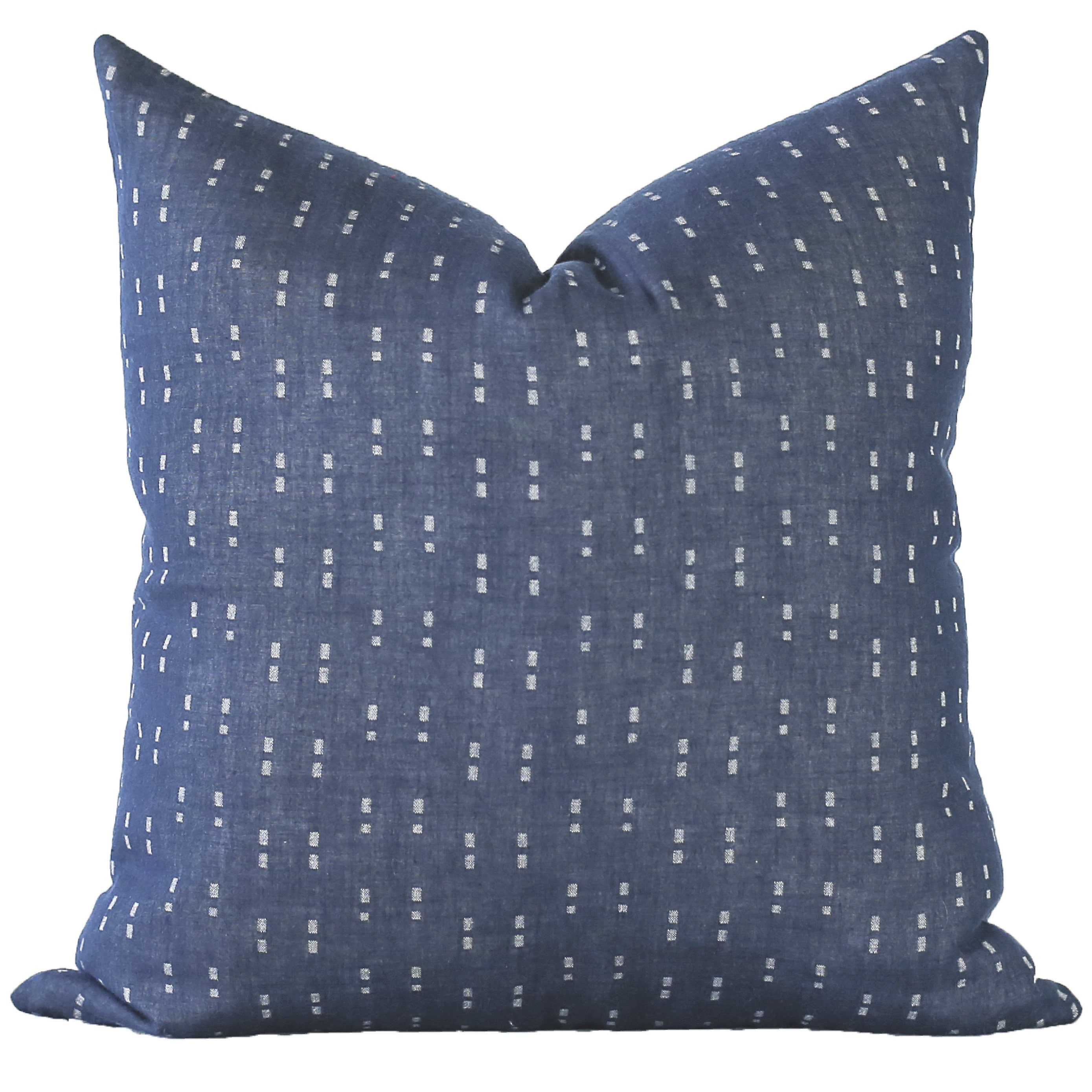 Blue Pillow Cover 20x20 Navy Blue Pillow Covers Boho Blue Etsy
