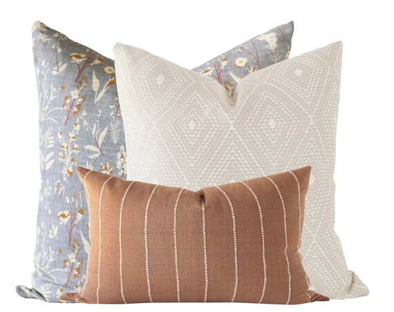 Sectional Pillow Set, Pillow Combos, Pillow Combination Sets, Sofa Pillow  Sets, Pillow Combo Set, For Sofa, Fall Pillow Set, 20x20 Pillow - Laurel  and Blush