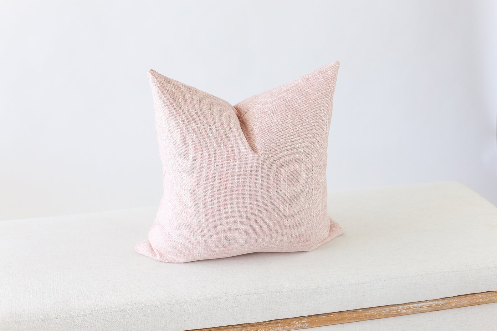 Pink Pillow Cover Blush Pillow Cover Laurel and Blush Blush Etsy