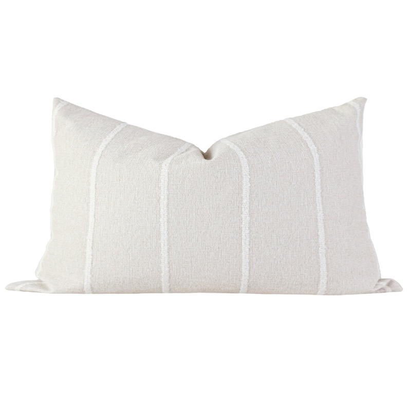 White Pillow Cover 20x20 Pillow Cover Cream Pillow Cover Etsy