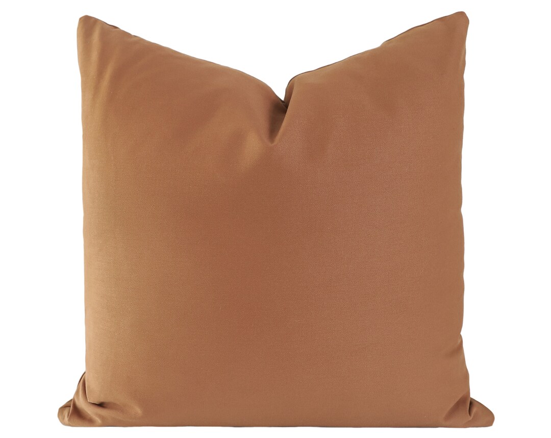 Rust Linen Pillow Cover Fall Linen Pillow Cover 20x20 Etsy