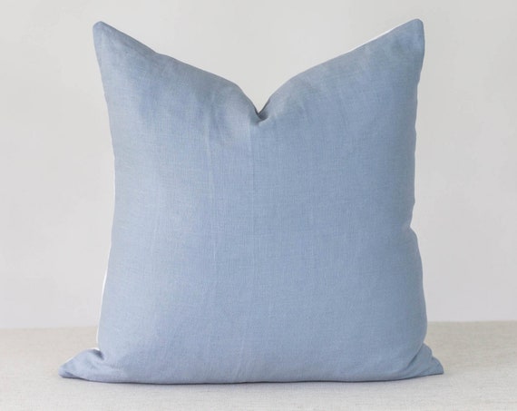linen pillows etsy