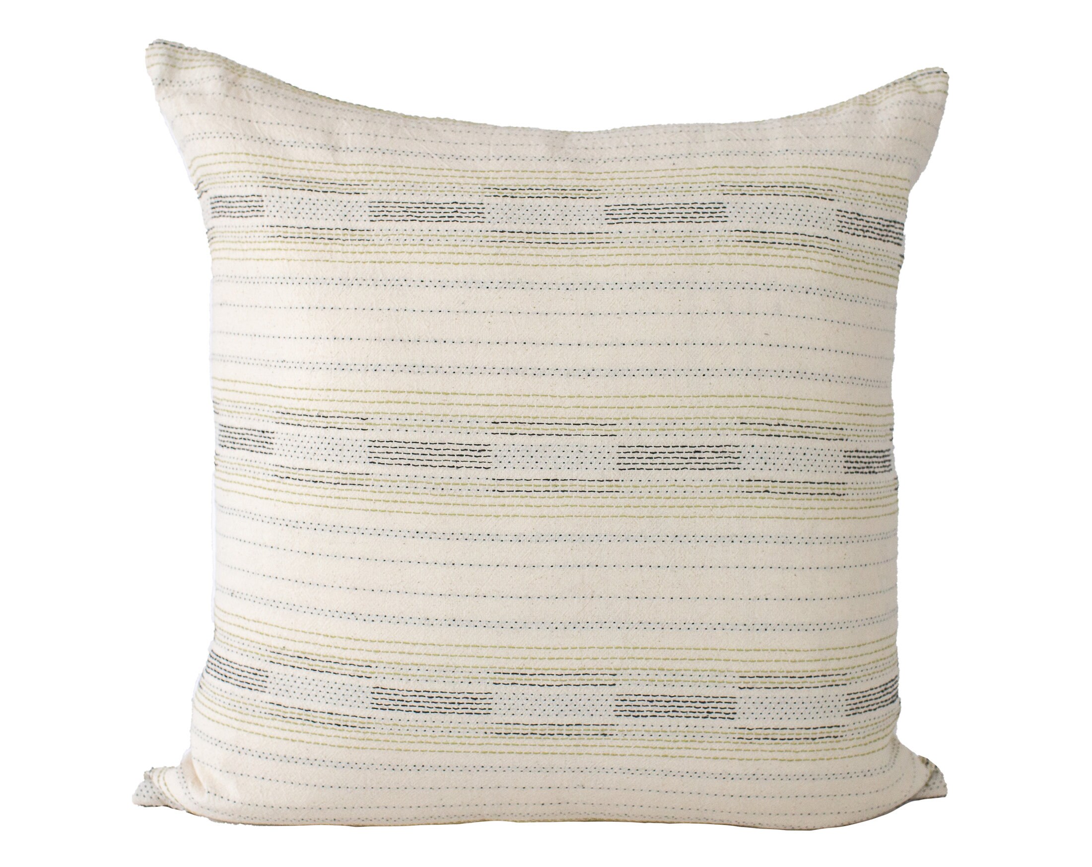 Black and Gold Stripe Pillow Cover 20x20 Beige Pillow Etsy