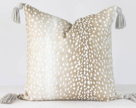 tassel throw pillow