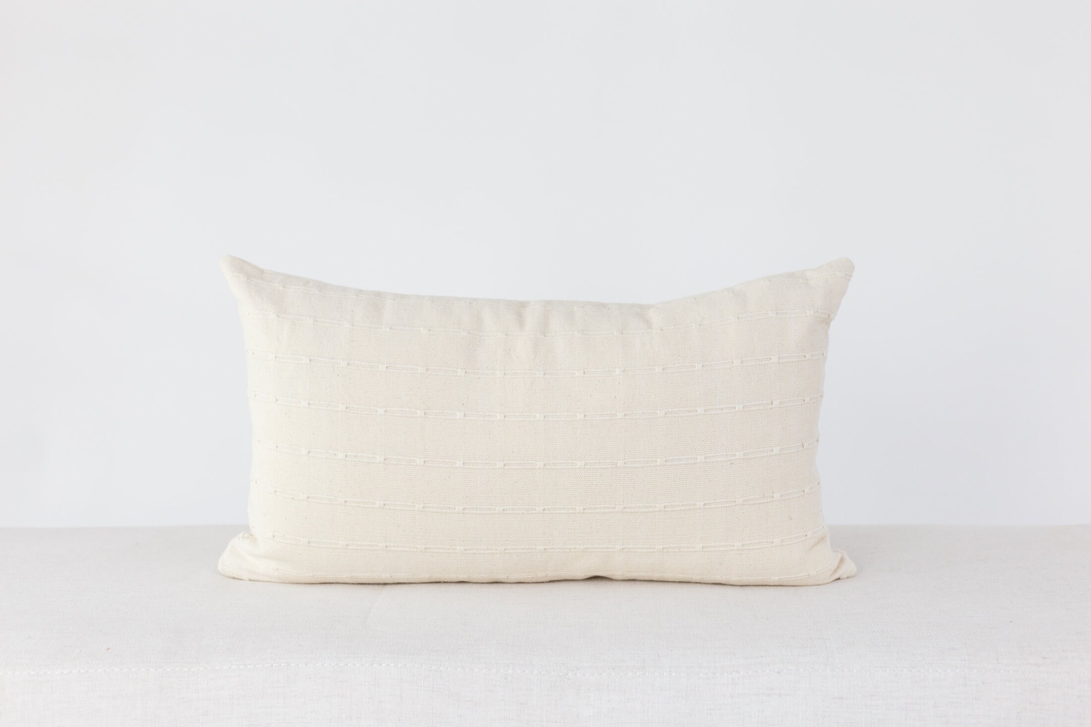 Cream Stripe Pillow Covers Textured Dash Stripe Modern - Etsy