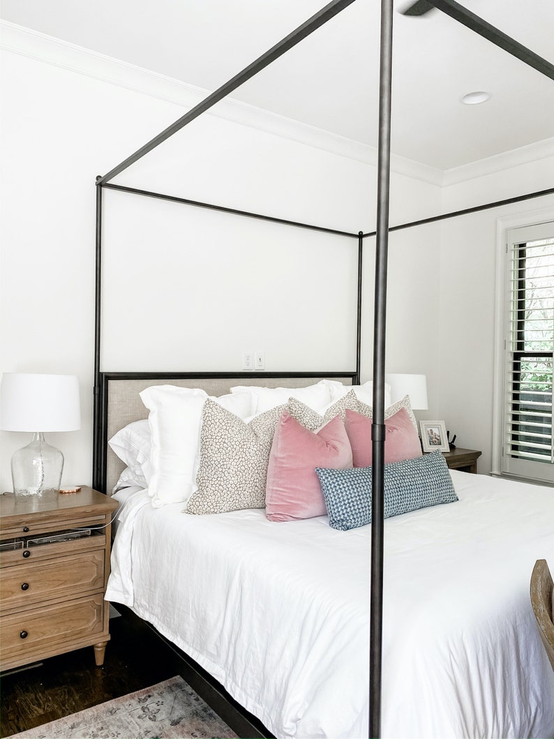 Pillow Combo King Bed Throw Pillows Throw Pillow Set Velvet | Etsy