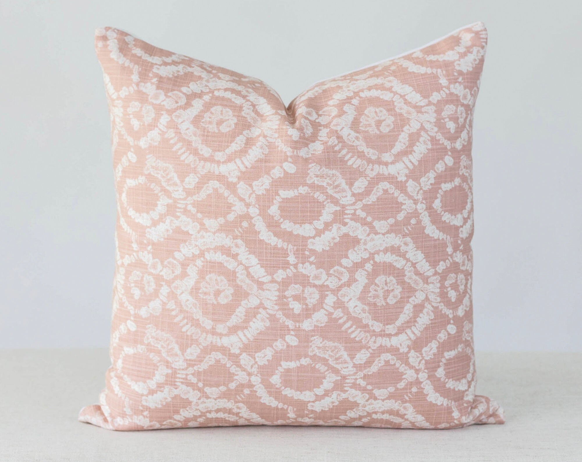 pink boho pillow