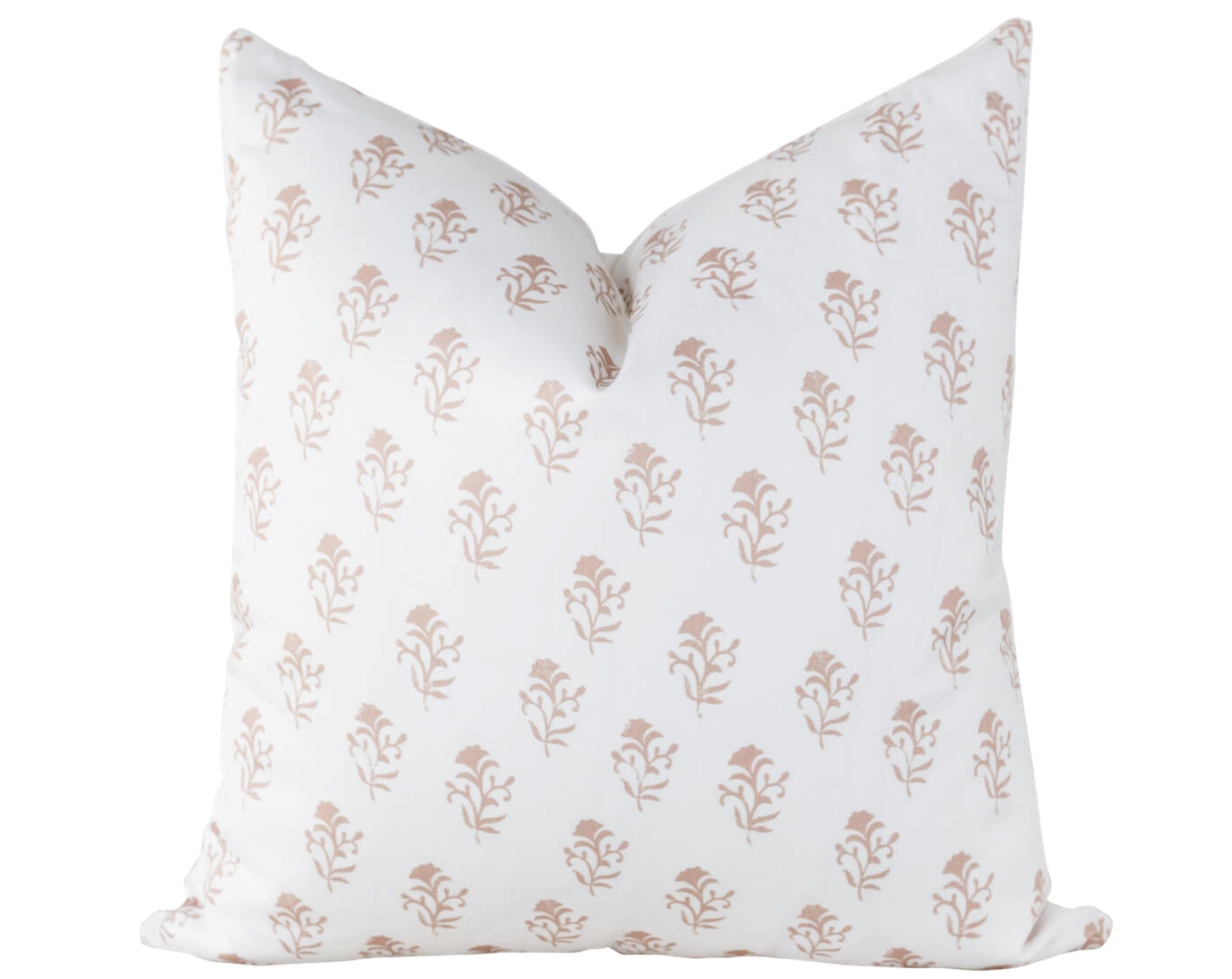 modern floral pillow