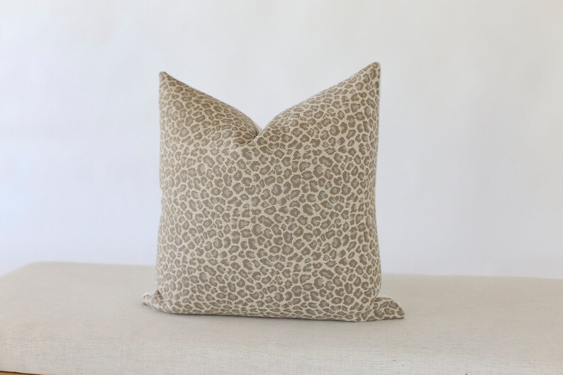 Cheetah Print Pillow Cover Cheetah Print Throw Pillow Cover Etsy
