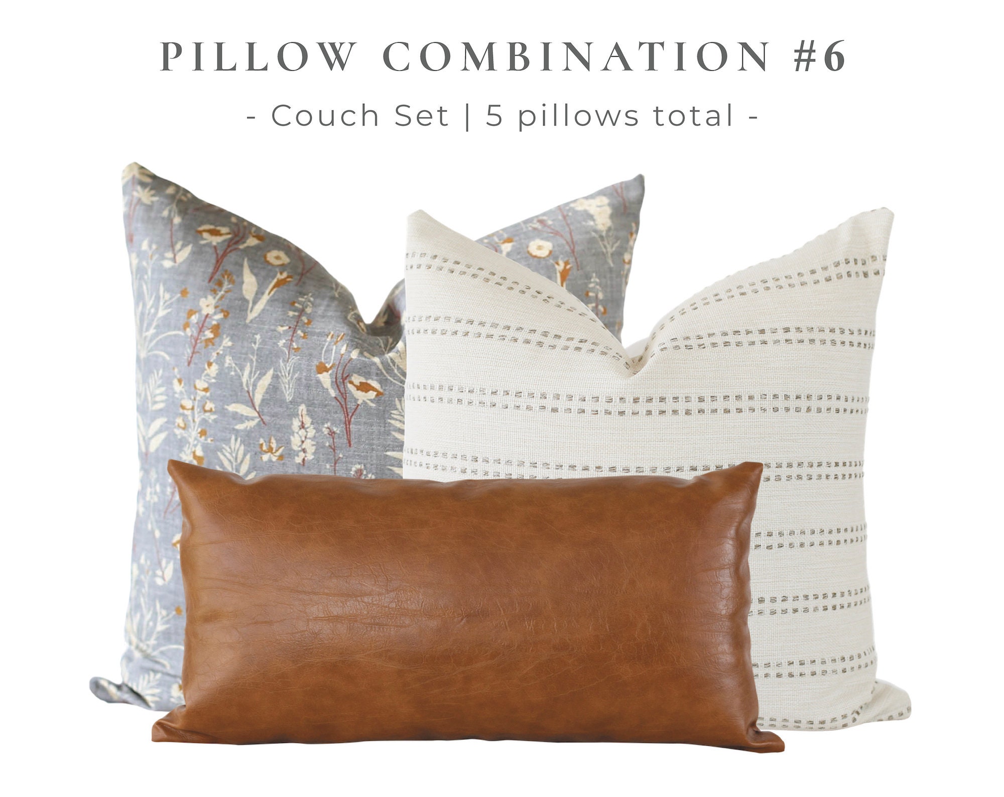 Couch Pillow Set Pillow Combos Pillow Combination Sets Sofa Pillow Sets Pillow Combo Set for Sofa Fall Pillow Set 20x20 Pillow Etsy Canada