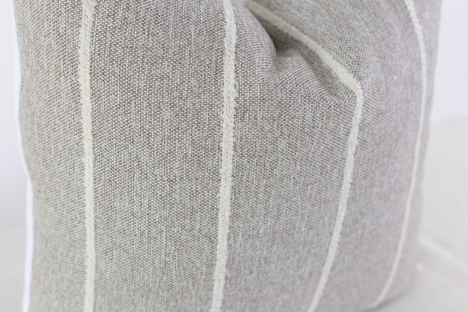 Grey and White Pillow Cover 20x20 Grey Textured Pillow Etsy