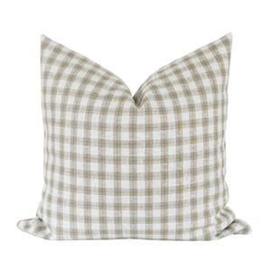 Sage Green Pillows, Plaid Pillow Covers, Green Plaid Pillow, Modern Farmhouse Pillow Covers, Fall Pillow Covers, Accent Pillow Green
