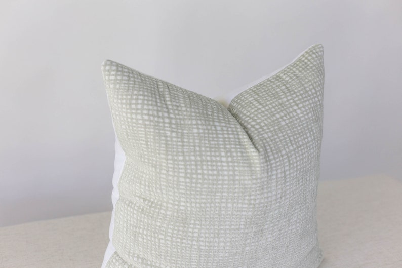 Light Grey Velvet Pillow Cover 20x20 Textured Pillow Cover Etsy