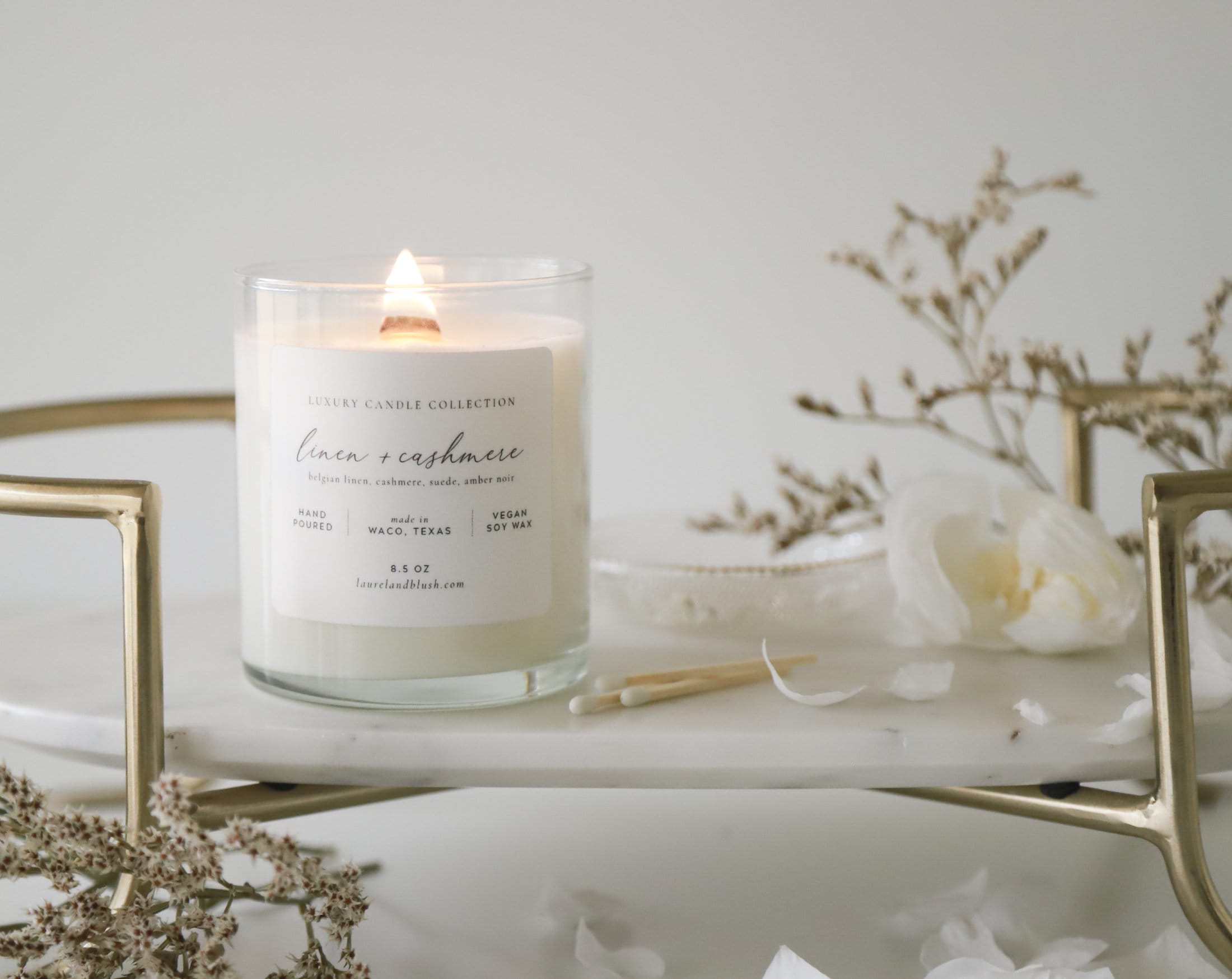 Cashmere Musk Scented Candle