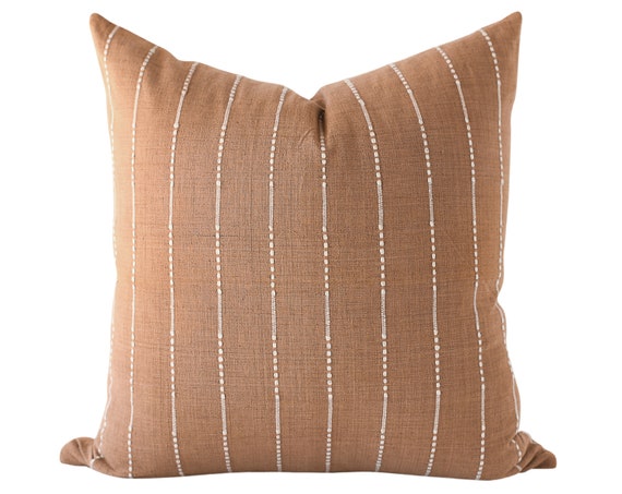 Boho Chic Blush Textured Lines Throw Pillow Boho Chic Blush Textured Lines Throw Pillow