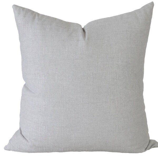 Grey Linen Pillow Etsy