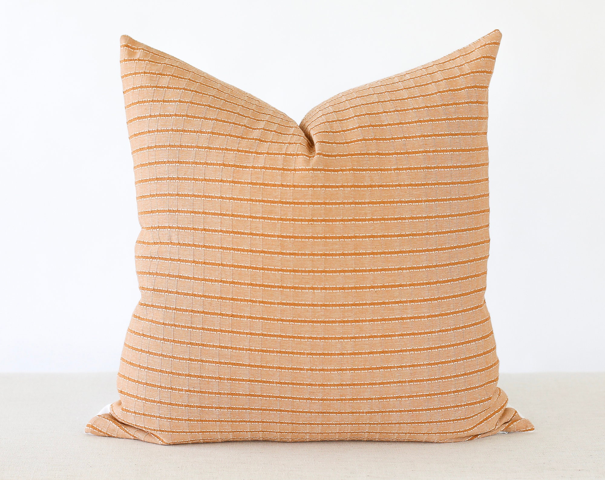 Orange Pillow Cover 20x20 Orange Throw Pillow Covers Spring Etsy