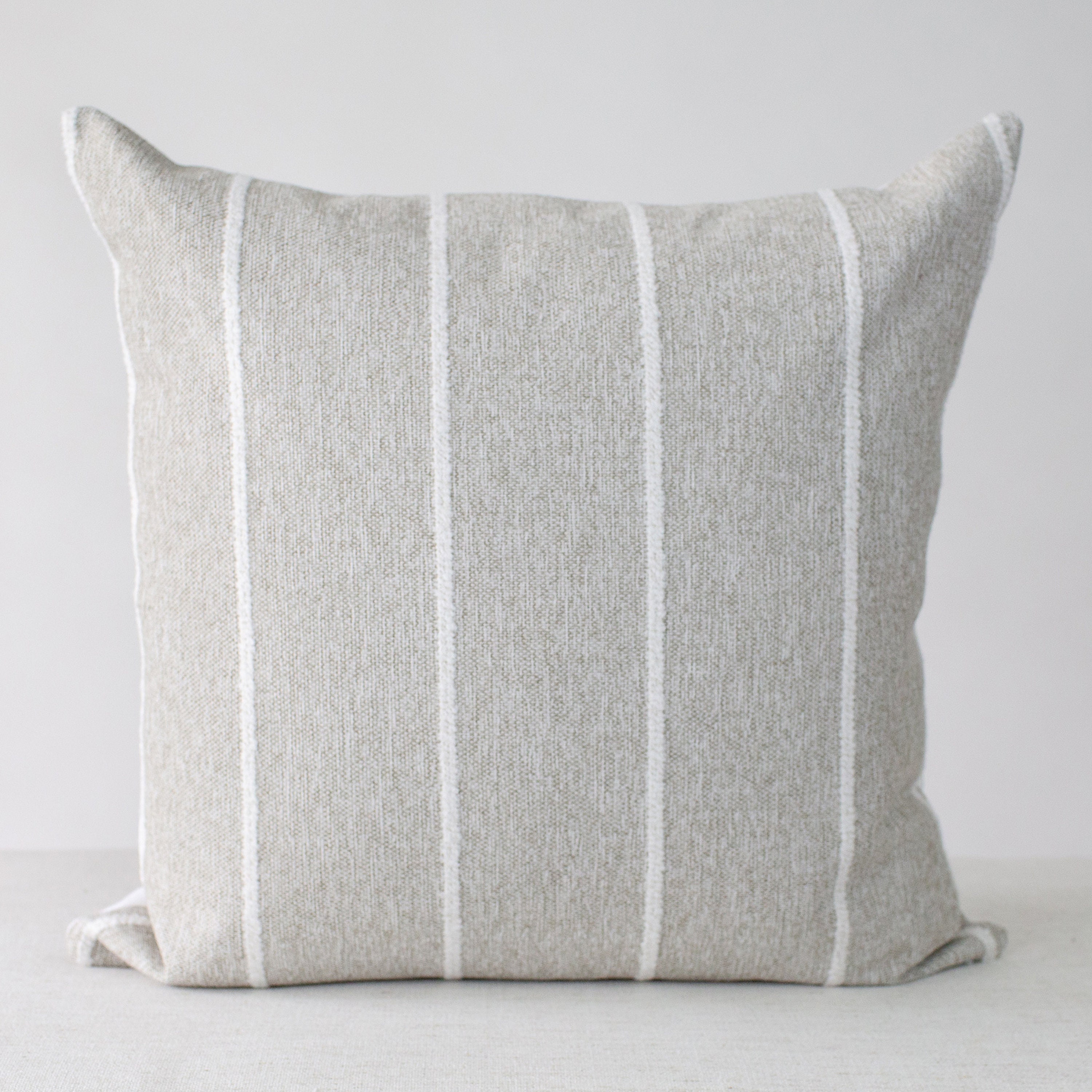 Grey and White Pillow Cover 20x20 grey textured pillow Etsy