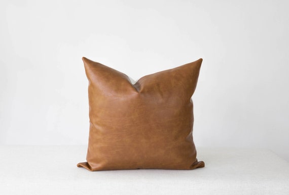 ... Fundas De Almohada De Imitación De Cuero De 18 X 18 ... Fundas De Almohada De Imitación De Cuero De 18 X 18