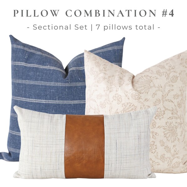 Sectional Pillow Set Etsy