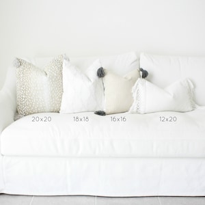 Grey Striped Pillow Cover, Gray Stripe Pillow, Neutral Pillow Covers 20x20, Designer Throw Pillows, Pillow Covers 18x18, High End Pillow image 10
