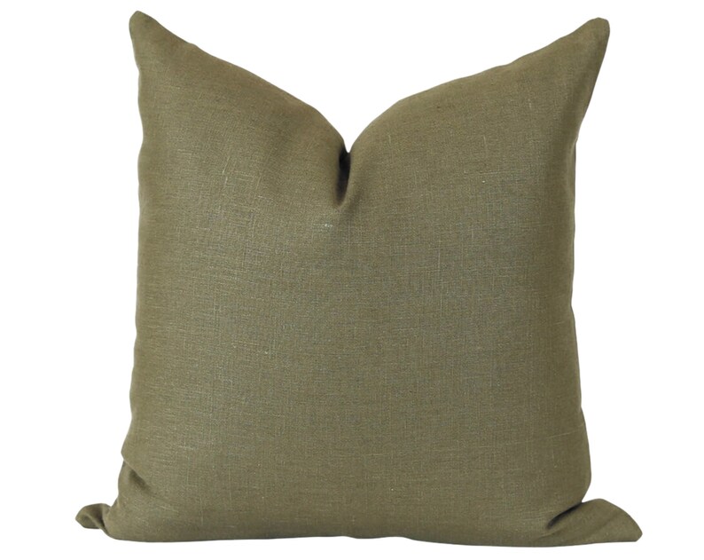 Green Throw Pillows Farmhouse Pillow Covers Pillow Cover Etsy