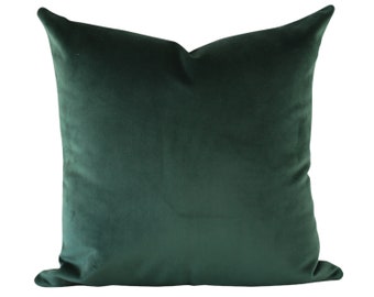 Emerald Velvet Pillow Cover Green, Emerald Green Pillow, Emerald Pillow Cover, Emerald Green Décor, Velvet Decorative Pillows for Couch