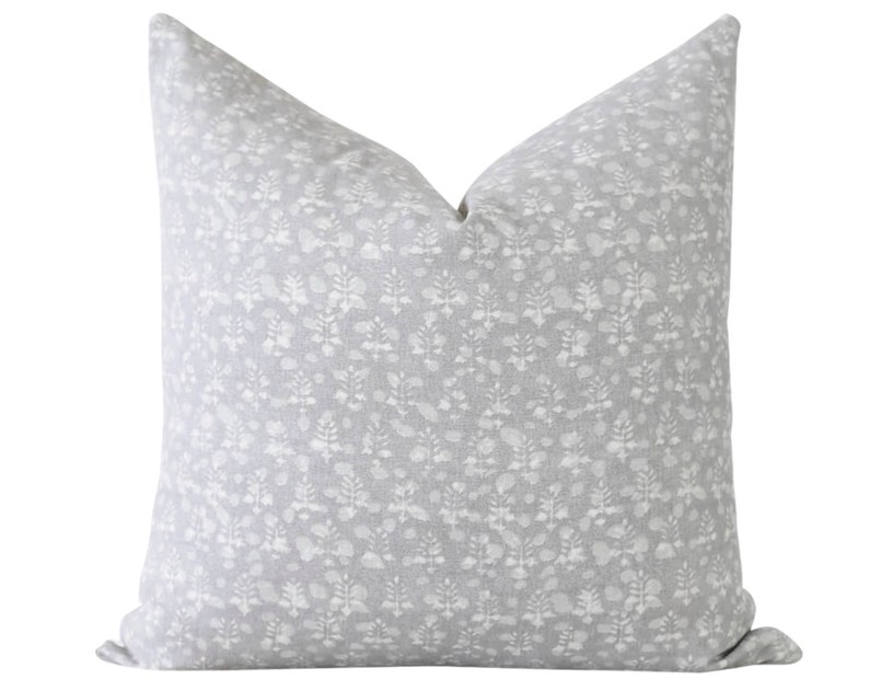Grey Throw Pillow White and Grey Abstract Pillow Cover Grey Etsy