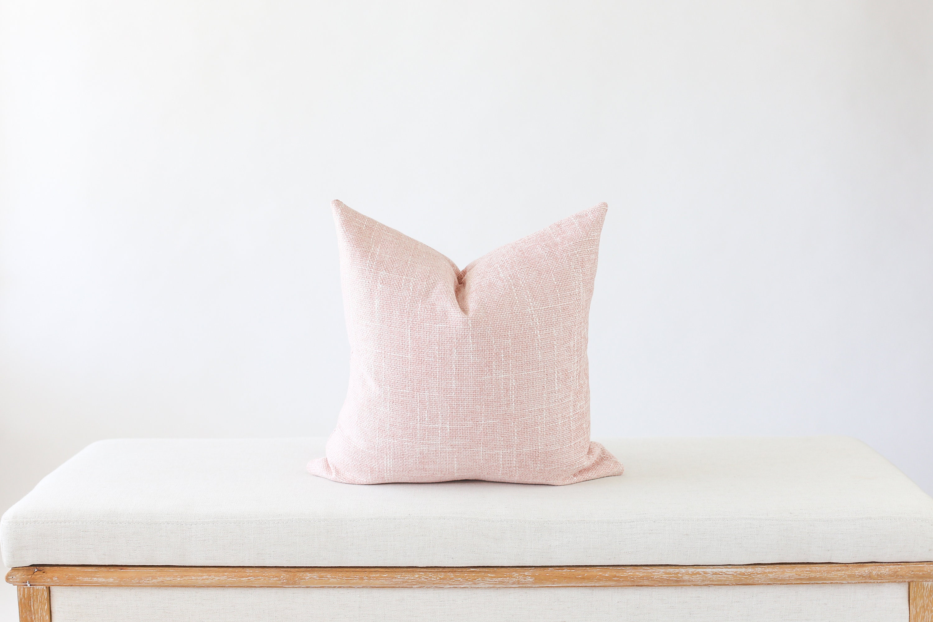 Pink Pillow Cover Blush Pillow Cover Laurel and Blush Blush Etsy