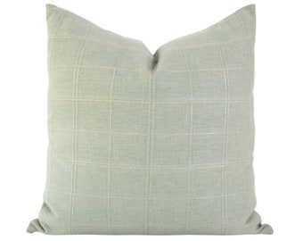 Green Pillow Cover, Spring Pillow Cover, Fall Throw Pillow, Green Pillow Cover 20x20, Luxury Pillow, Designer Pillows, Textured Pillow Cover