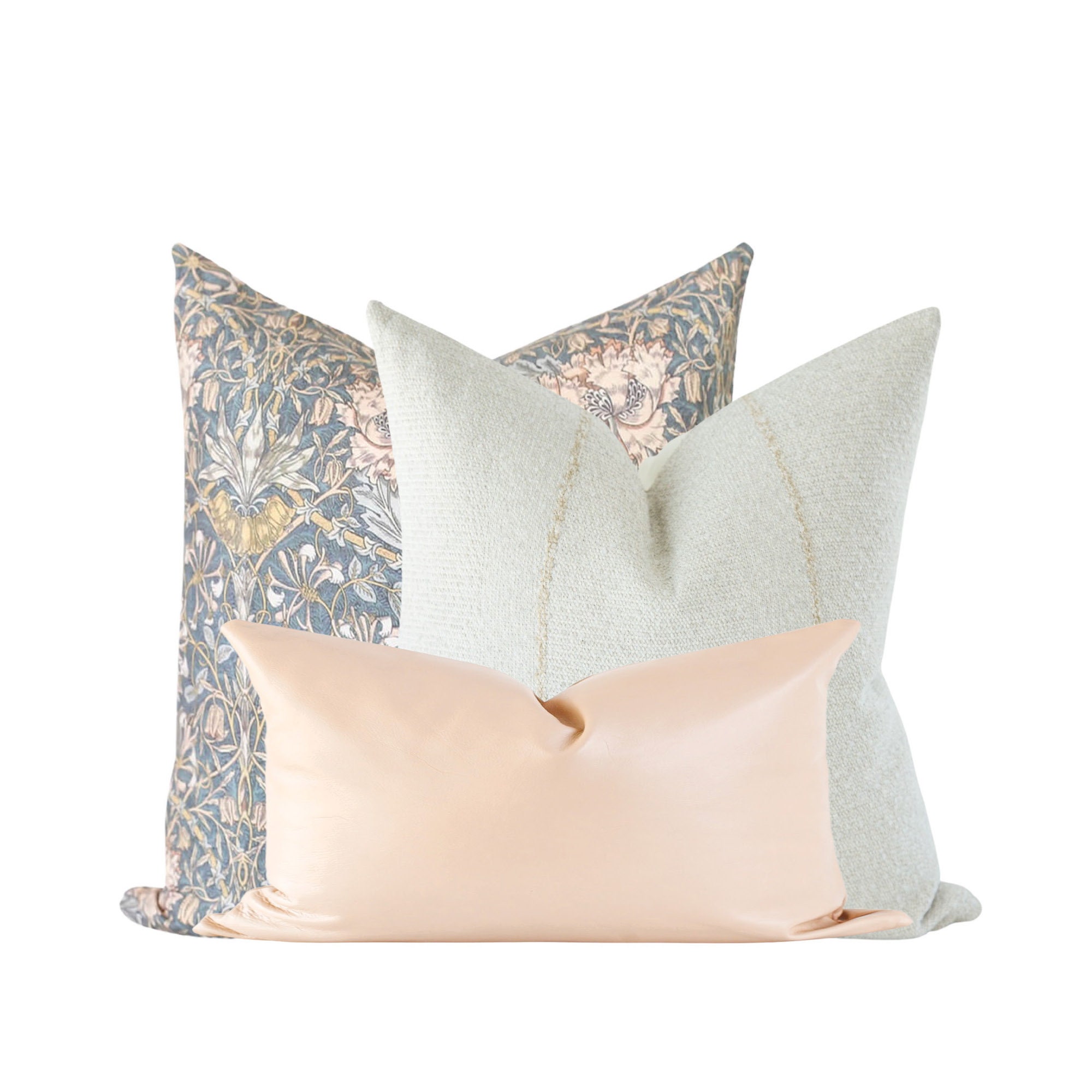Blush pillows top and throws