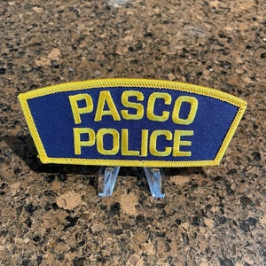 Pasco Police Department Historical Reproduction Patch – 1940s to Mid-1960s Era