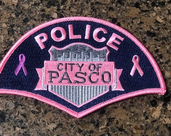 Toppa rosa della polizia di Pasco 2018 – Edizione limitata / #PinkPatchProject / Raccolta fondi per la sensibilizzazione sul cancro
