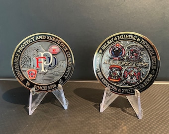 Pasco Fire Department Station Badges Challenge Coin