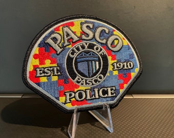 Limited Edition Pasco Police Department Autism Awareness Patch