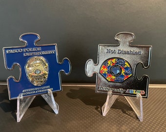 Limited Edition Pasco PD Autism Awareness Coin