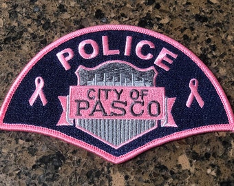 Toppa rosa della polizia di Pasco 2017 – Edizione limitata / #PinkPatchProject / Raccolta fondi per la sensibilizzazione sul cancro