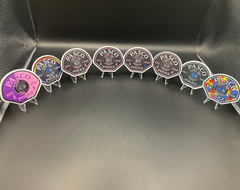 Pasco Police Department Cause Patch Vinyl Stickers – Multiple Awareness Designs