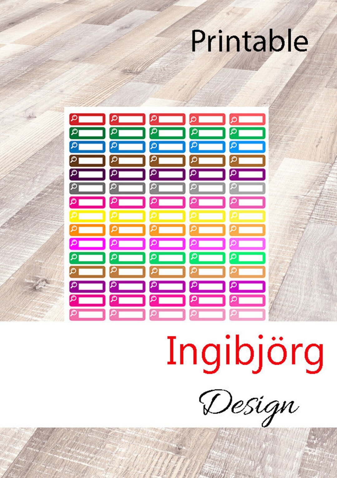 Printable Research Erin Condren Planner Sticker - Etsy