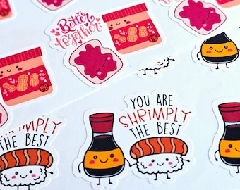 Penpal Stickers, Happy Mail Stickers, Friend Stickers, Postcard Postcrossing Stickers, Customer Order Stickers, Funny Pun Stickers, 20/Sheet