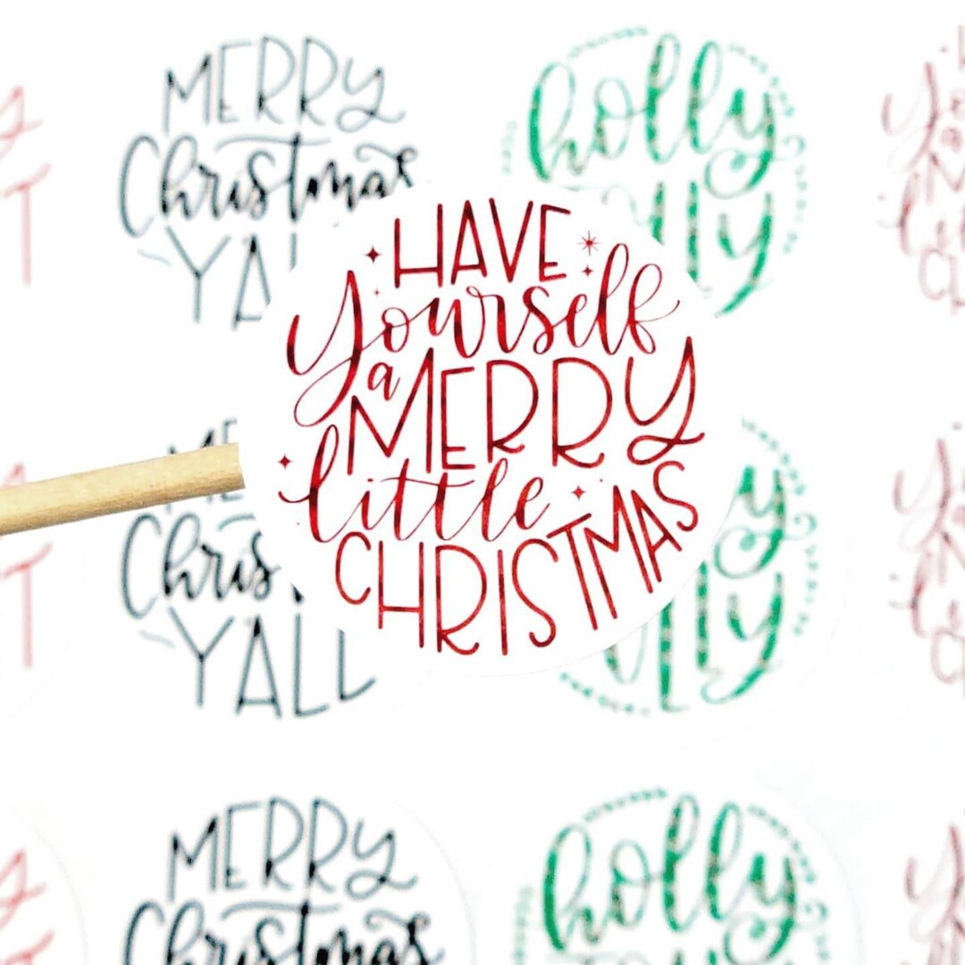 Christmas Computer Email Sticker Christmas Happy Mail Stickers, Merry Christmas Stickers, Merry Mail ...