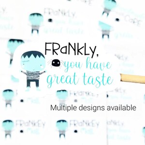 Halloween Happy Mail Stickers, Fall Stickers, Frankenstein Stickers, Thank You Stickers, Small Business Stickers, Qty 18/24