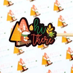 Fall Happy Mail Stickers, Fall Business Stickers, Thank You Stickers, Autumn Stickers, Animal Stickers, Small Business Stickers, Qty 18/24